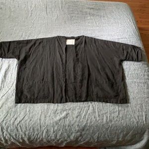 Not Perfect Linen kimono-style cardigan - One size